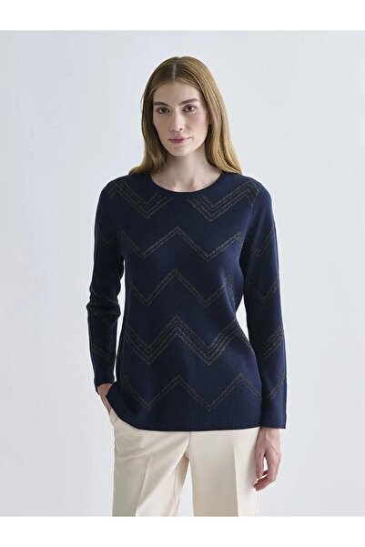 LC Waikiki Pulover tricotat pentru femei cu decolteu rotund (W5)