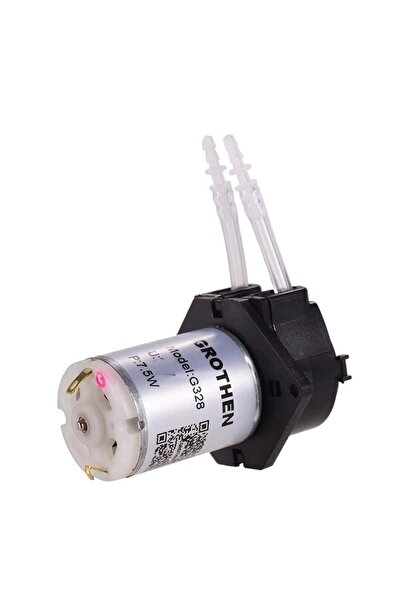 Hobi Mekatronik 12V DC Peristaltik Dozaj Su Pompası-Siyah