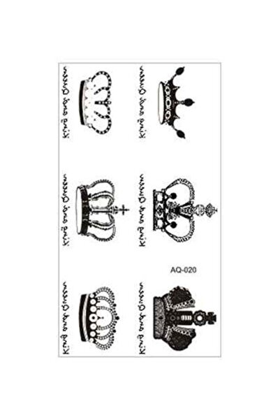 Yailla ملصق وشم مؤقت عام مقاوم للماء باللون الأسود