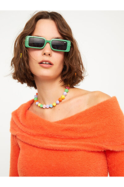 LC Waikiki Boat Neck Plain Long Sleeve Women's Knitwear Sweater