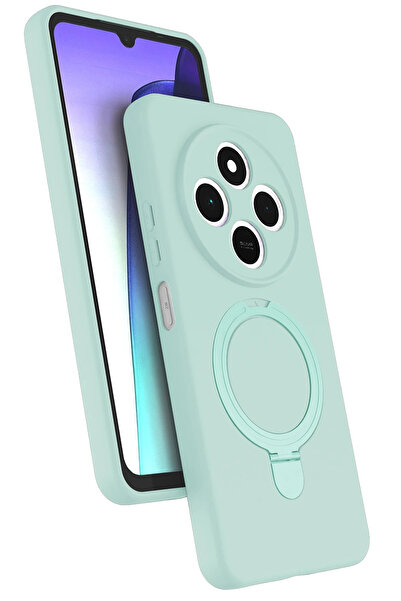 NewFace غطاء حماية متوافق مع هاتف شاومي ريدمي 14C من تيك إم آر تي مع حامل ماج...