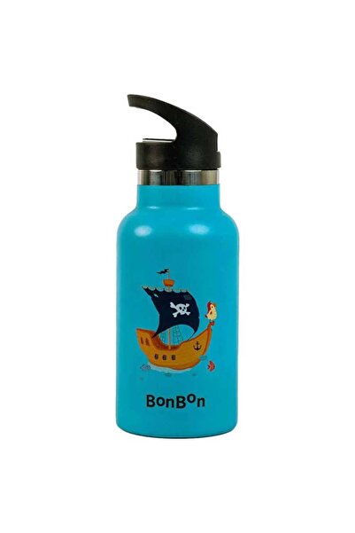BONBON - Elite Stainless Steel Water Bottle 350ml - Pirate Maze