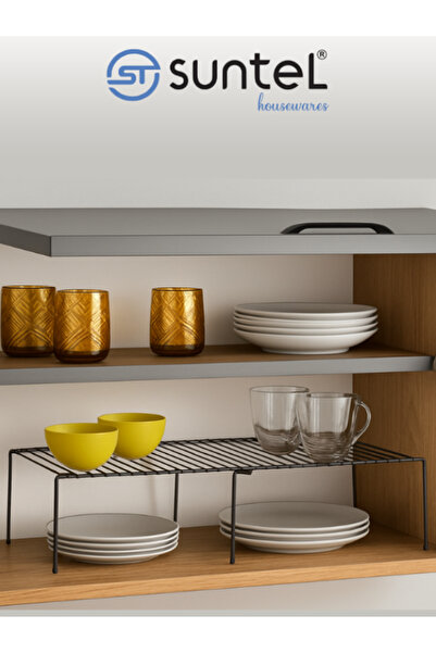 Suntel Raft metalic flexibil reglabil – Organizator pentru dulapuri de bucătă...