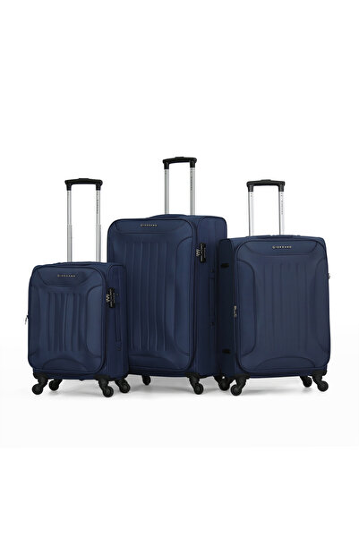 Giordano Softside Spinner Trolley Luggage 3 PCS Set