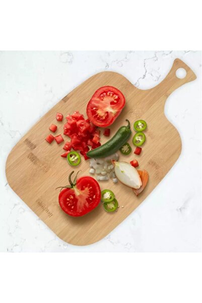 Kinghoff Tocator din bambus, placa de taiere, 38x23x1.5cm