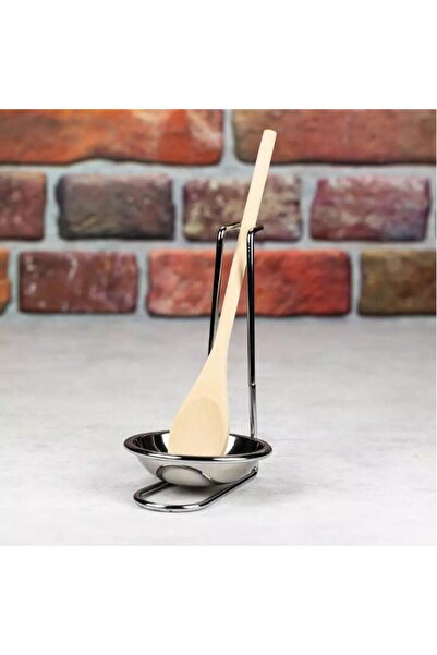 Kinghoff Wooden spoon with stainless steel holder, capacity 8 ml, 10.5x17.5 cm,