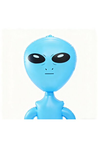 Generic Inflatable Alien Party Decoration - Perfect for Birthdays, Halloween, and Themed Parties