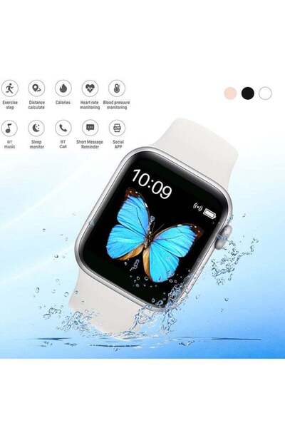 Yailla 300.0 mAh T500 Series 5 Intelligent Watch White
