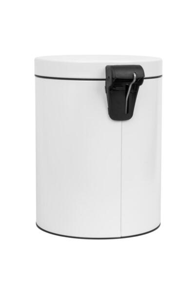 Powerx Pedal bin, antiseptic soft close, 5 liter capacity, white,