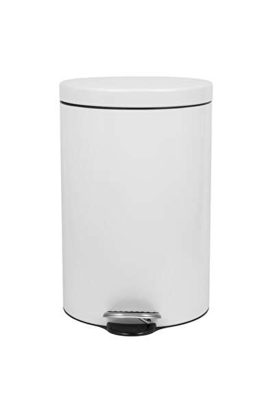 Powerx Pedal bin, 12 liter capacity, fireproof insert, white,