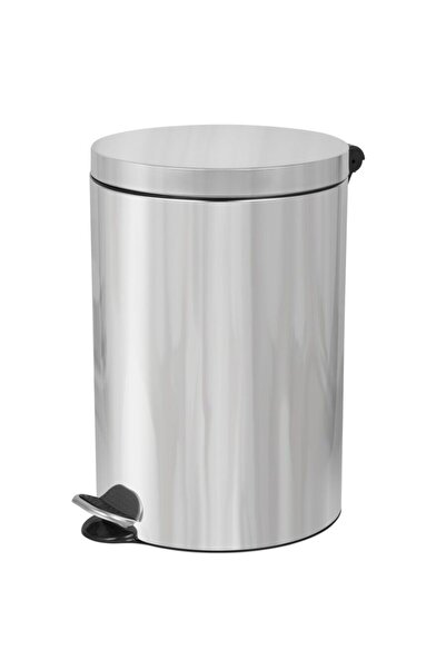 Powerx Pedal bin, 20 liter capacity, fireproof insert, silver,