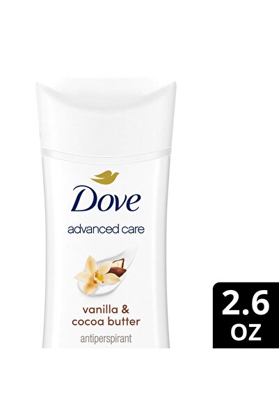 Dove Advanced Care Vanilla & Cocoa Butter Antiperspirant Deodorant Stick 2.6 oz