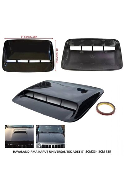 TAKKOLAY Üniversal Her Araca Uyumlu Büyük Kaput & Tavan Üstü Havalandırma Izgarası