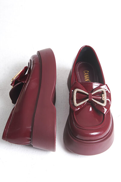 Cananın Pabuçları Smr 105 Thick Sole Bow Loafer
