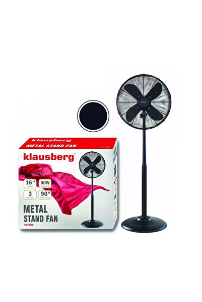 Klausberg Vertical fan, metal, black, diameter 40 cm,