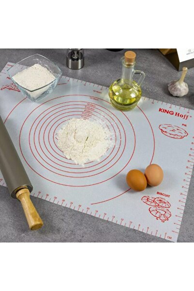 Kinghoff Silicone baking mat 60x40 cm, non-stick sheet, replaces baking paper, reusable,