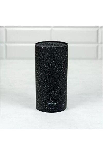 Kinghoff Round knife holder, 11x22cm, black,