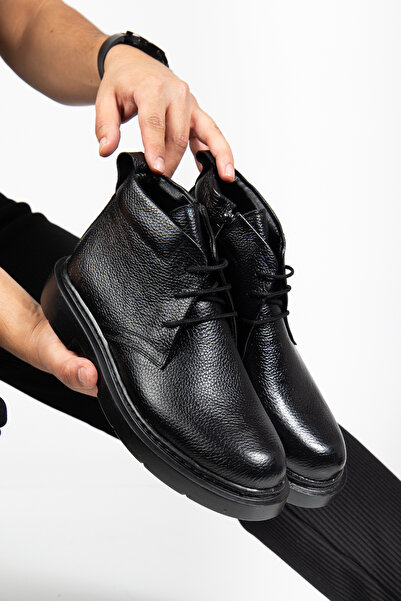 Daxtors D414 Genuine Leather Cold-Proof Winter Men's Boots