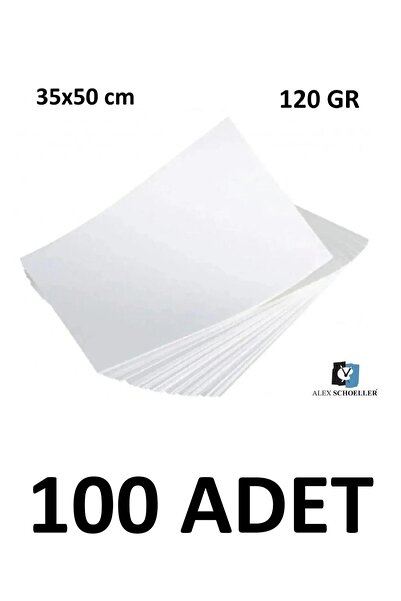 orbak 100 Adet Dokusuz Schoeller Resim Kağıdı 35 X 50 Cm 120 Gr