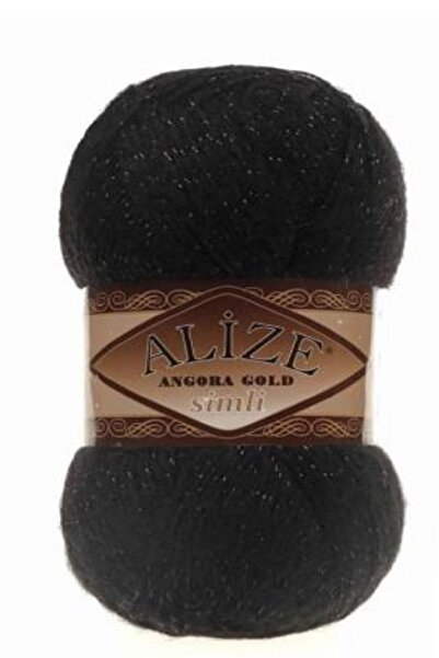 Alize Angora Gold Black Silvery 1 Piece Collar: 60