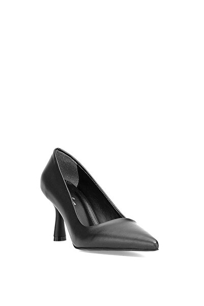 Ayakkabı Fuarı Elit 25Kmst1111C Women's Classic Heeled Shoes Black