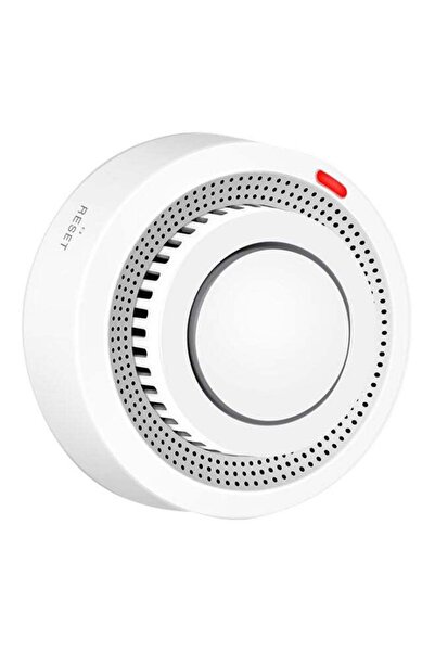 Yailla جهاز استشعار إنذار الحريق واي فاي عام أبيض/أحمر 8.6 سم