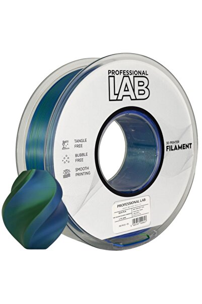 Professional LAB Professional Filament LAB Silk PLA Tricolor Oceans Embrace (Navy Blue) 1.75 mm 1 kg