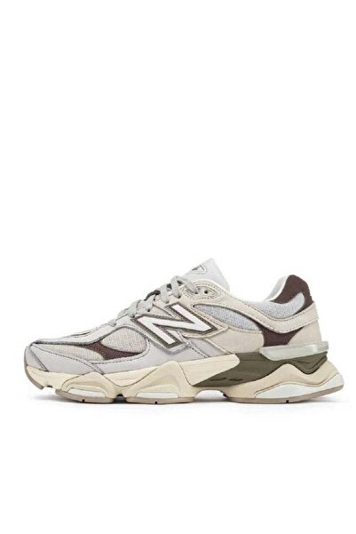 New Balance 9060 Casual Sneakers Light Gray/Burgundy