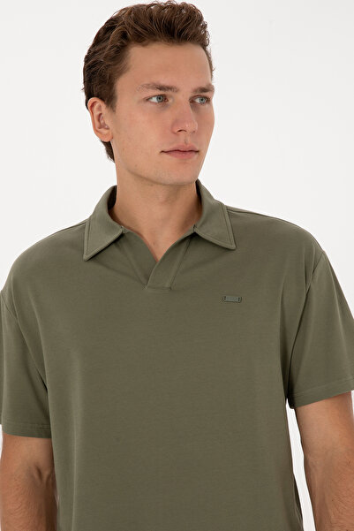 U.S. Polo Assn. Men's Dark Khaki T-Shirt 50324787-Vr111