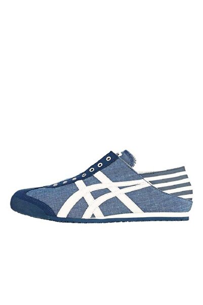 Onitsuka Tiger MEXICO 66 Slip-On Canvas Casual Colorblock Sneakers Shoes Dark blue/White