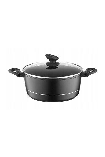 Florentyna Forged aluminum pot, with lid, 28cm, 6.5L, non-stick coating and t...