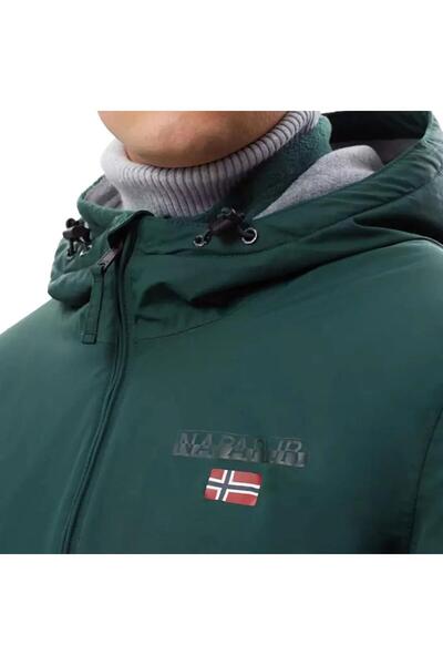 Napapijri Men's Jacket, Black Polyester, Size M - N0YIU1GD