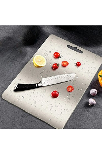 Orvila Double Direction Stainless Steel Cutting and Chopping Board 25X15Cm