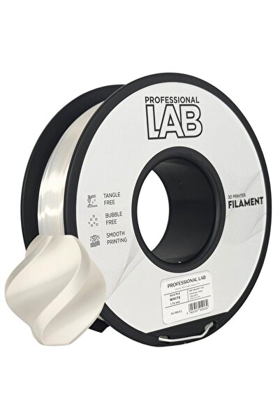 Professional LAB Professional Filament LAB Silk PLA White 1.75 mm 1 kg