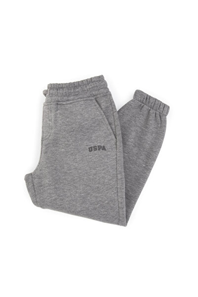 U.S. Polo Assn. Boy's Gray Melange Sweatpants 50313976-Vr086