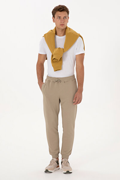 U.S. Polo Assn. Men's Light Khaki Sweatpants 50316421-Vr183