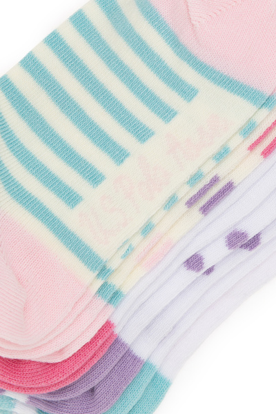 U.S. Polo Assn. Girl's Aqua Socks 50304449-Vr007