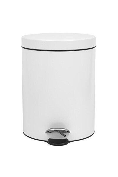 Powerx Pedal bin, 5 liter capacity, white,