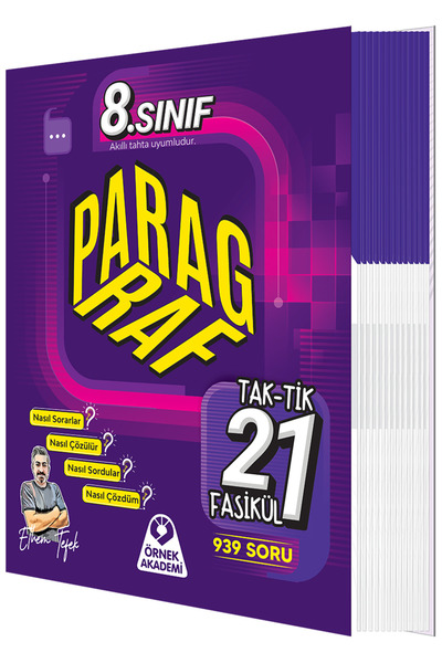 Örnek Akademi Yayınları 8. Sınıf Paragraf 21