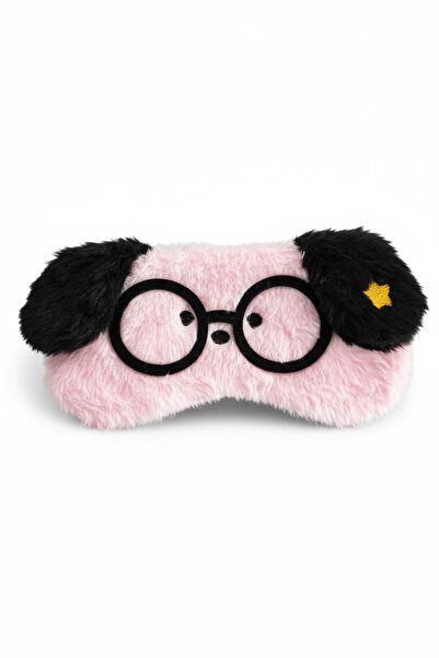 TAKIŞTIR Pink Color Plush Sleeping Band with Dog Figure