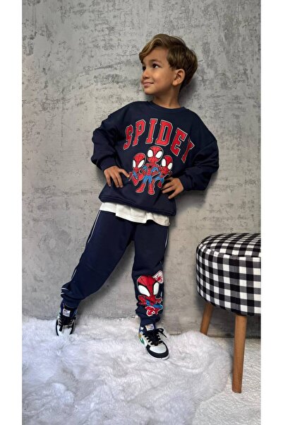 Alvadonna Spider-Man Boys' Top and Bottom Set