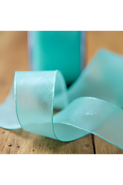 Bimotif Organza Ribbon, 20 Meters Mint