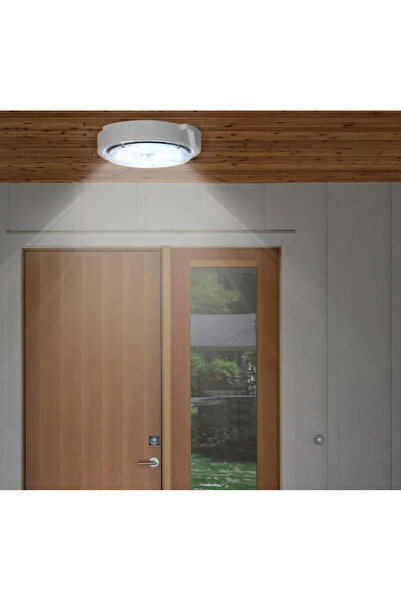 BASE Aplica cu incarcare solara 200 W diametru 320 mm si telecomanda alb rece