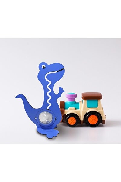 AtelierRed Dino Kumbara İsim Yazılabilir Mavi Renk