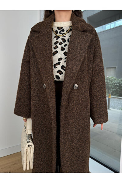 My Blog معطف بريستول طويل بني اللون - 408022