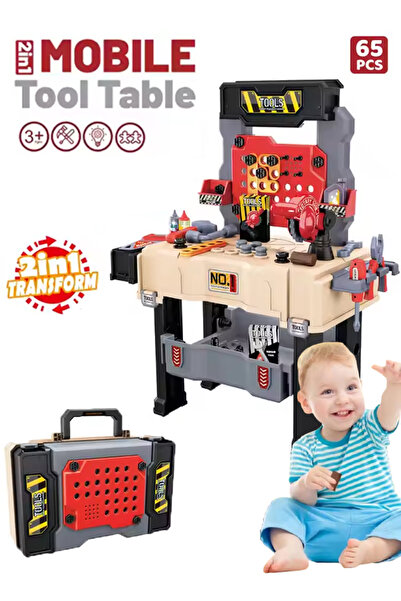 Generic Kids Tool Bench Set , Pretend Play Construction Workbench Toys for To...