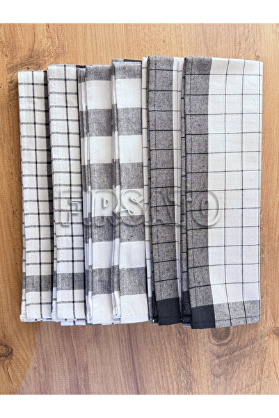 Fırsato Triokare 6-Piece Kitchen Towel / Dishcloth Set - Oekotex Certified, 45X65