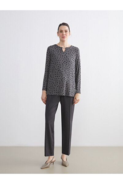 LC Waikiki Plus Size Elastic Waist Women's Trousers