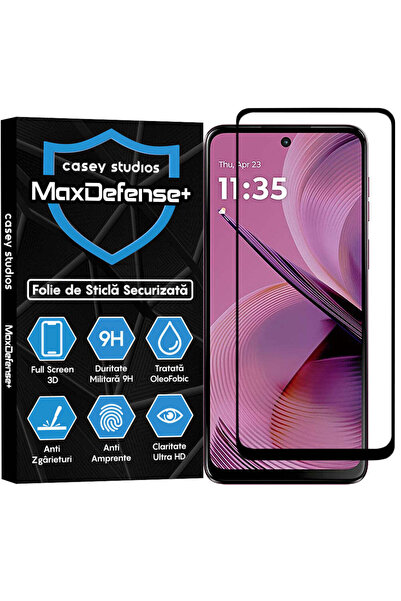 Casey Studios Folie Sticla Motorola Moto G55, Full Cover 3D, Ultra HD, Anti Z...