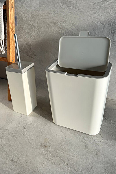 Prima Nova Flip 2-Piece Bathroom Set - Beige